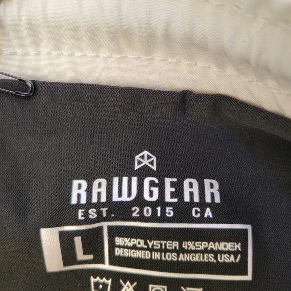 NWT Raw Gear Men's Shoets With Compression Leggings Size Large Silver and Black - Picture 7 of 11